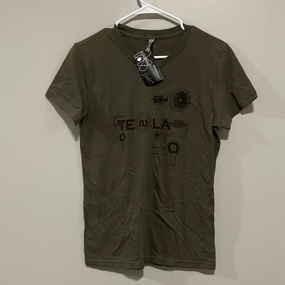 American Apparel Olive Graphic T-Shirt